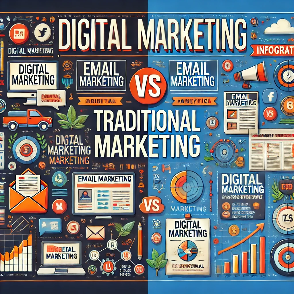 Digital marketing vs traditional marketing