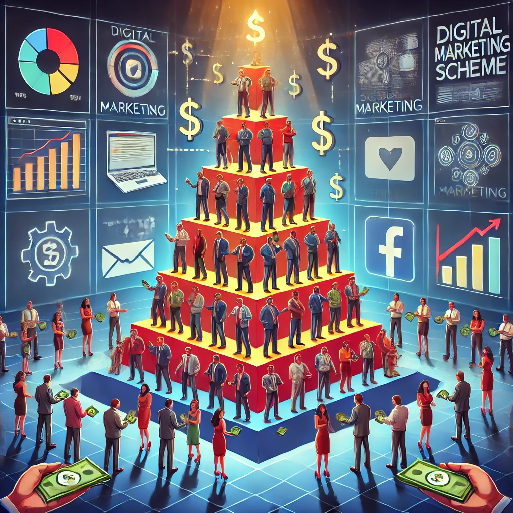 Digital Marketing Pyramid Scheme
